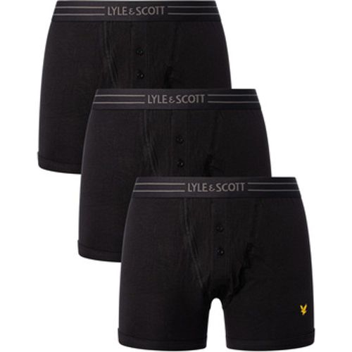 Boxershorts Lewis – Unterhosen Mit Knopfleiste Im 3Er-Pack - Lyle & Scott - Modalova