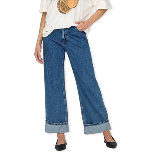 Straight Leg Jeans Hope Wide Jeans - Medium Blue Denim - Only - Modalova