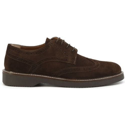 Halbschuhe Enrico - Suede Brown - Duca Di Morrone - Modalova