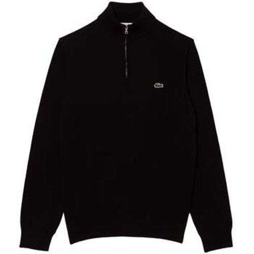 Sweatshirt Quarter Zip Knit Sweater Black - Lacoste - Modalova