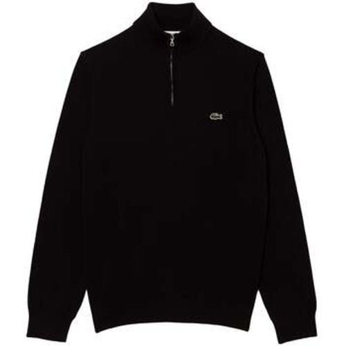 Sweatshirt Quarter Zip Knit Sweater Black - Lacoste - Modalova