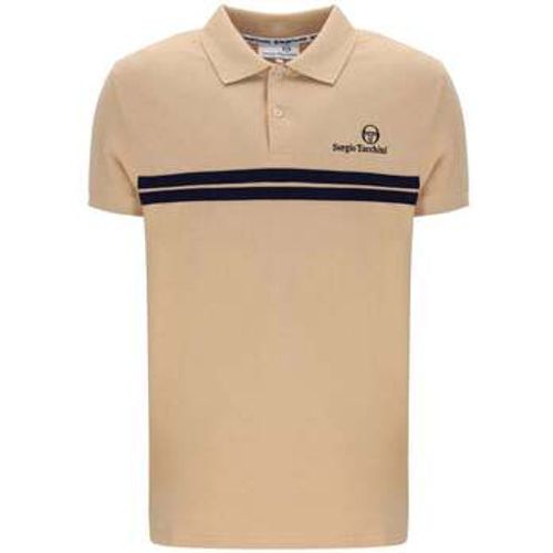 T-Shirts & Poloshirts New Supermac Polo Shirt Latte/Maritime Blue - Sergio Tacchini - Modalova