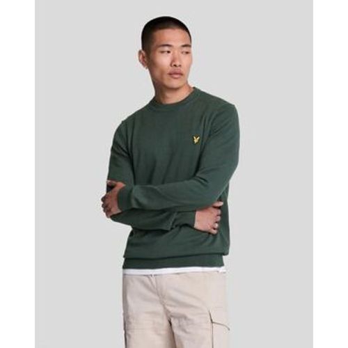 Pullover KN2110V MERINO CREW JUMPER-X311 ARGYLE TEAL - Lyle & Scott - Modalova