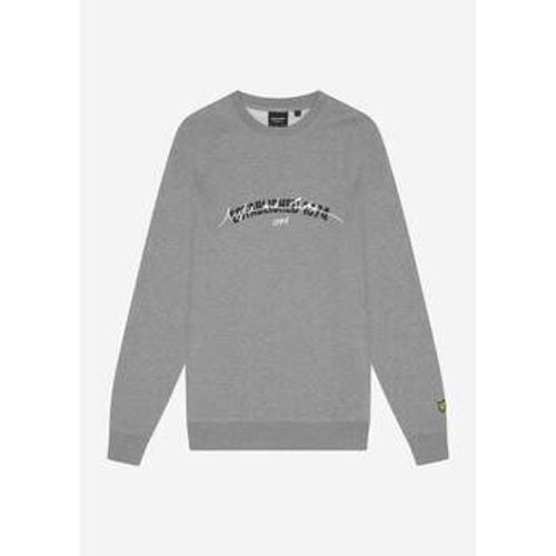 Pullover Established 1874 graphic crew neck sweatshirt - mid grey marl - Lyle & Scott - Modalova