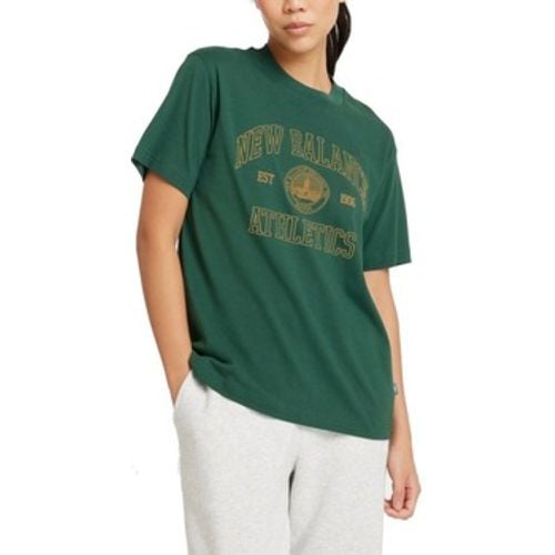 T-Shirts & Poloshirts ATHLETICS OVERSIZED CREST T - New Balance - Modalova