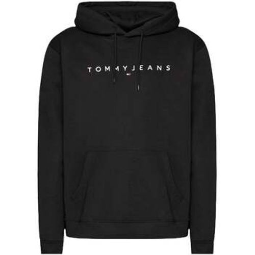 Sweatshirt Logo Embroidery Hoodie Black - Tommy Jeans - Modalova