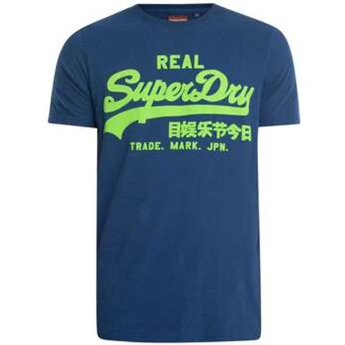 T-Shirt T-Shirt mit neonfarbener Vintage-Logo-Grafik - Superdry - Modalova