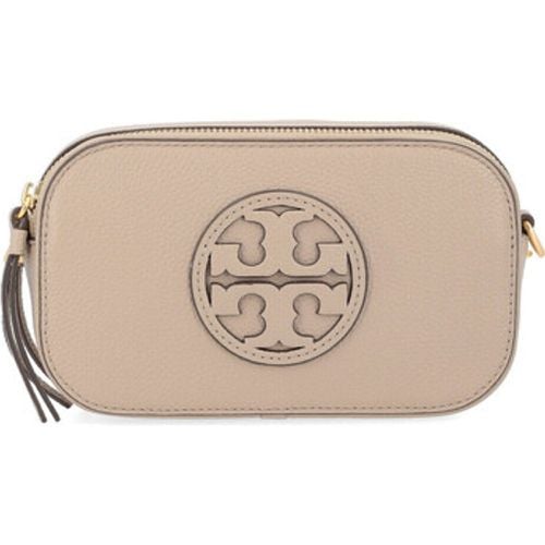 Taschen Tasche Miller aus genarbtem Leder in Beige - TORY BURCH - Modalova