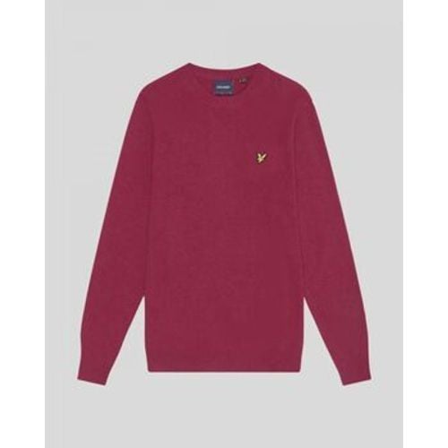 Pullover KN2114V LAMBSWOOL BLEND CREW-X318 RICH BURGUNDY - Lyle & Scott - Modalova