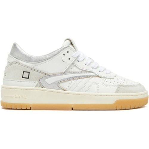 Sneaker D.A.T.E. TO-CL-WS TORNEO CLASSIC WHITE-SILVER - Date - Modalova