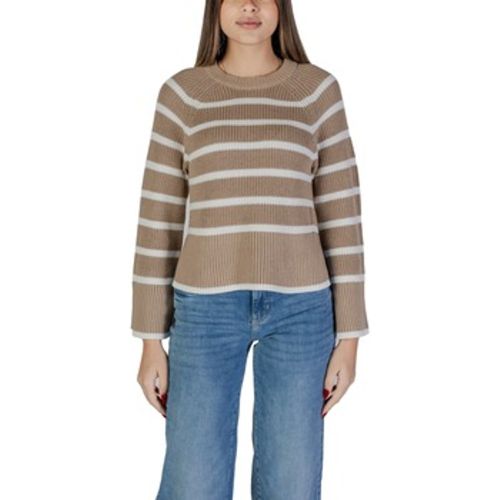 Pullover VICASIA L/S STRIPED SHORT KNIT TOP/PB 14103369 - Vila - Modalova