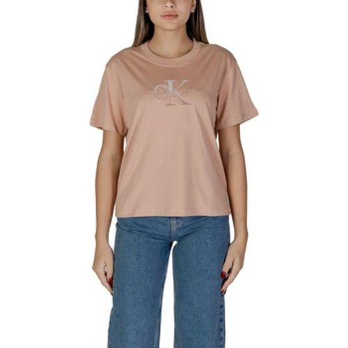 T-Shirt EMBROIDERED MONOLOGO J20J224798 - Calvin Klein Jeans - Modalova