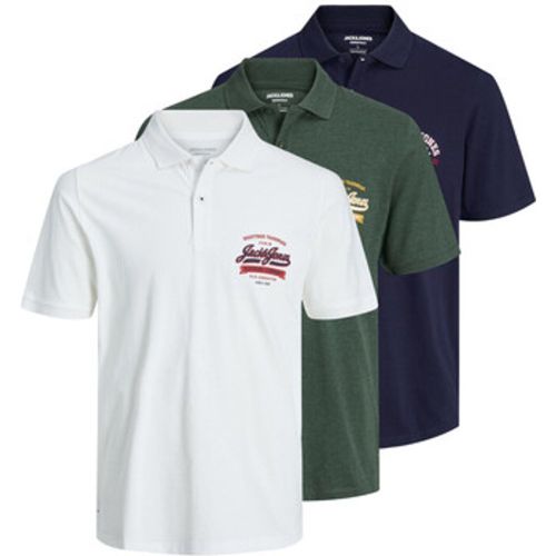 T-Shirts & Poloshirts Polo-Shirt Logo Poloshirt 3 Pack - jack & jones - Modalova