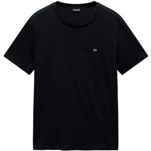 T-Shirts & Poloshirts Salis Sum T-Shirt Black - Napapijri - Modalova