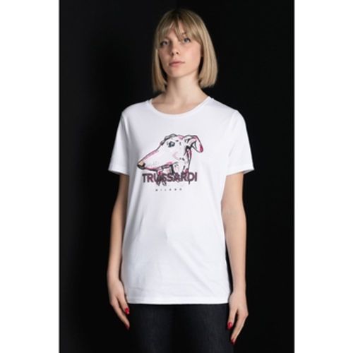 T-Shirt T-Shirt mit -Logo - Trussardi - Modalova