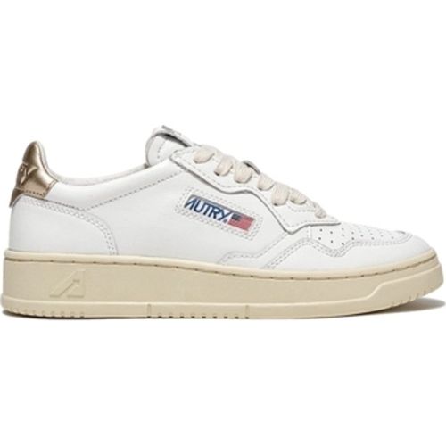 Sneaker Medalist Low W - White/Gold - Autry - Modalova