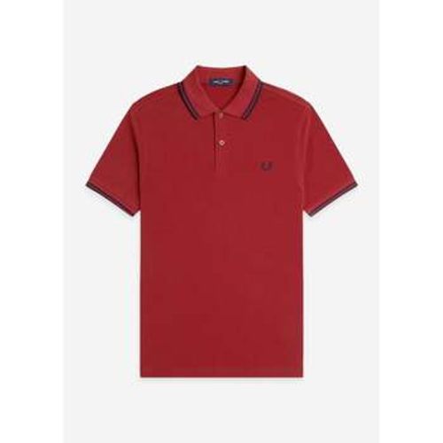 T-Shirts & Poloshirts Twin tipped polo shirt- burnt red navy - Fred Perry - Modalova