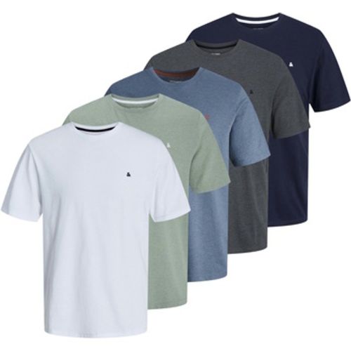 T-Shirt T-Shirt PAULOS Kurzarmshirt 5er Pack - jack & jones - Modalova