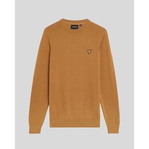 Pullover KN2136V COTTON CREW-X571 PANEL BROWN - Lyle & Scott - Modalova