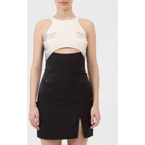 Kleider zweifarbiges Kleid mit Kristallen - Roberto Cavalli - Modalova