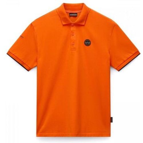 T-Shirts & Poloshirts E-BADGE NP0A4IDA-A001 ORANGE RED - Napapijri - Modalova