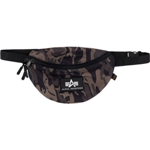 Umhängetasche Rubber Print Waistbag - black camo - alpha industries - Modalova