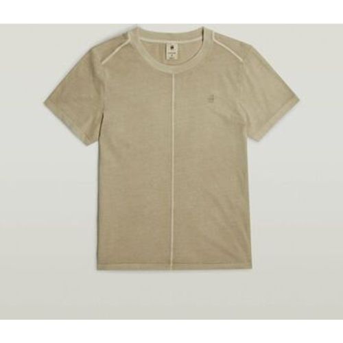 T-Shirts & Poloshirts D24499-B059 OVERDYED FRONT SEAM TOP-H037 LIGHT TOGGEE - G-Star Raw - Modalova