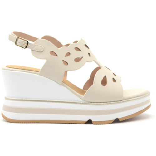 Sandalen sandalo laserato con zeppa - Keys - Modalova