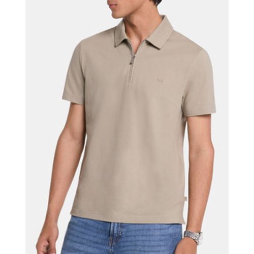 T-Shirt CS552HOHFK SLEEK PIQUE SS ZIP - MICHAEL Michael Kors - Modalova
