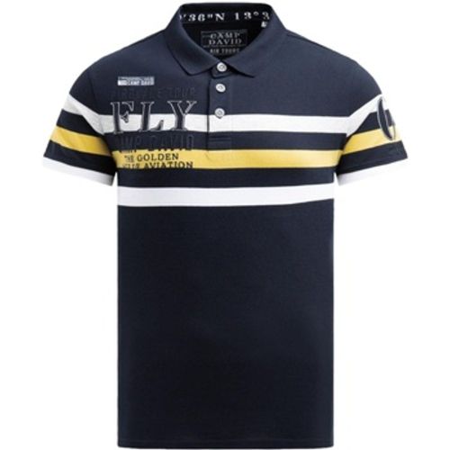 Poloshirt Poloshirt Airplane Tour I Kurzarmshirt mit Polokragen - camp david - Modalova