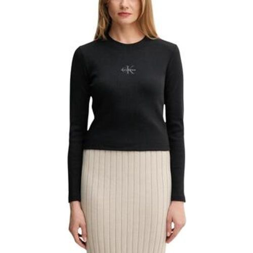 Langarmshirt A- LS MONOGRAM BABY LV047A803G - Calvin Klein Jeans - Modalova
