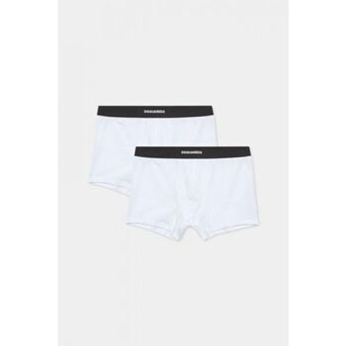 Boxer DCX210070 - TWIN 2PACK TRUNK-100 WHITE - Dsquared - Modalova