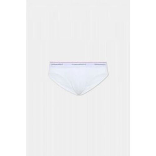 Slips DCX300060 - 3-PACK BRIEF-100 WHITE - Dsquared - Modalova