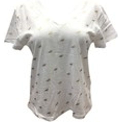 T-shirt Tee Shirt Zinka Blanc signe Or KT107 - Dress Code - Modalova