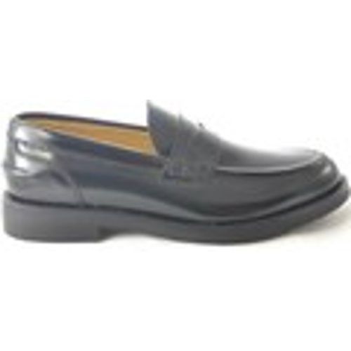 Scarpe Scarpe uomo mocassini inglese college vera pelle con bendi - Malu Shoes - Modalova