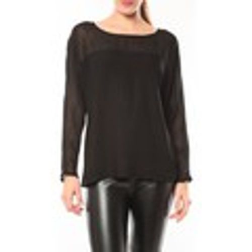 T-shirts a maniche lunghe Melnes 7/8 Top 10106830 Noir - Vero Moda - Modalova