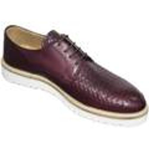 Scarpe Scarpe uomo stringate art 024538 crust bordeaux intreccio vera - Malu Shoes - Modalova