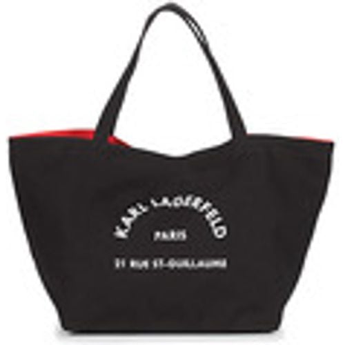 Borsa Shopping RUE ST GUILLAUE CANVAS TOTE - Karl Lagerfeld - Modalova