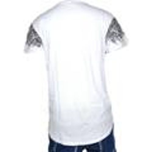 T-shirt T-Shirt bicolore black e white Modello con collo rotondo e man - Malu Shoes - Modalova