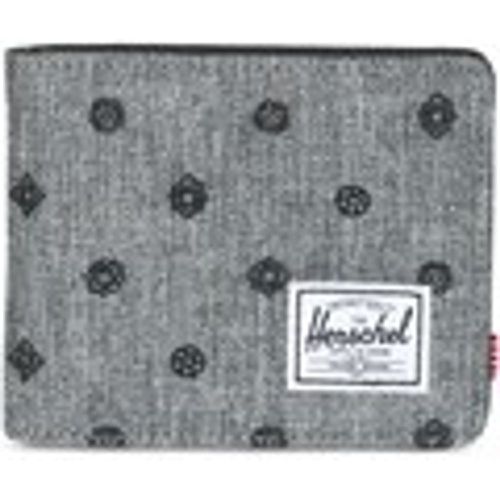 Portafoglio Hank RFID Raven Crosshatch Embroidery - Herschel - Modalova