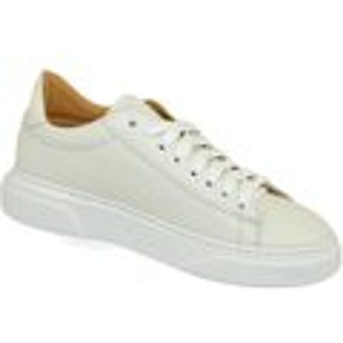 Sneakers Sneakers bassa bianca uomo linea basic fondo casual in vera pel - Malu Shoes - Modalova