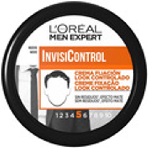 Gel & Modellante per capelli Men Expert Invisicontrol Crema Fijación Nº8 - L'oréal - Modalova