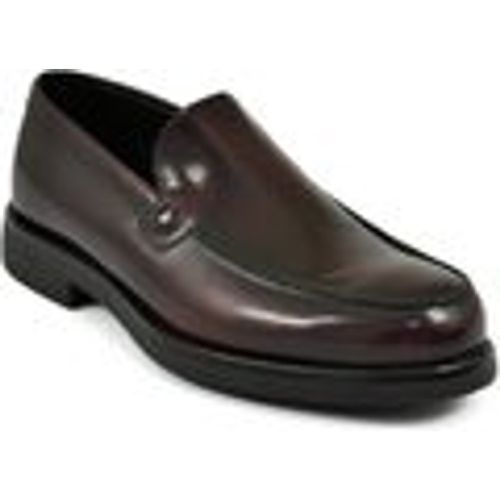 Scarpe Scarpe uomo mocassini inglese college liscio vera pelle bordeau - Malu Shoes - Modalova