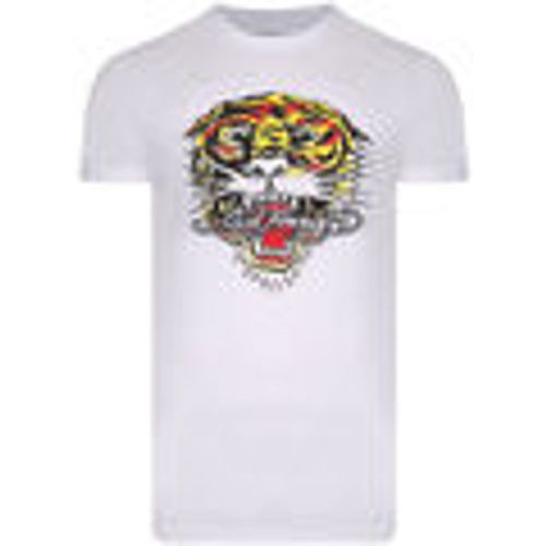 T-shirt Tiger mouth graphic t-shirt white - Ed Hardy - Modalova
