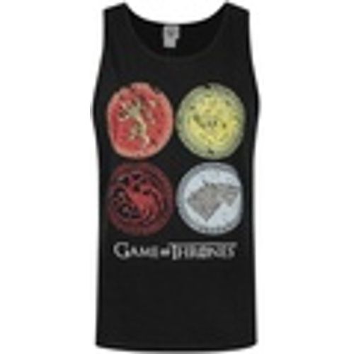 T-shirt senza maniche House Crests - Game Of Thrones - Modalova