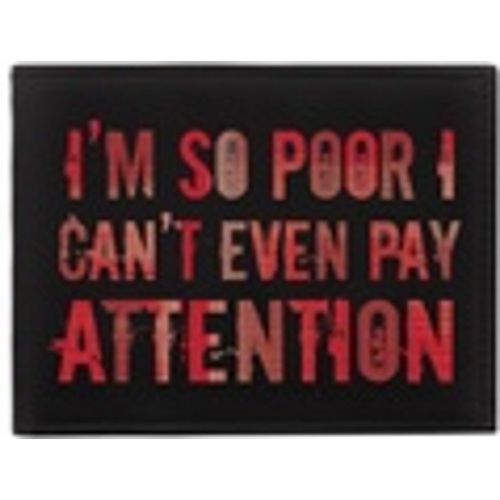 Portafoglio So Poor I Can't Even Pay Attention - Grindstore - Modalova