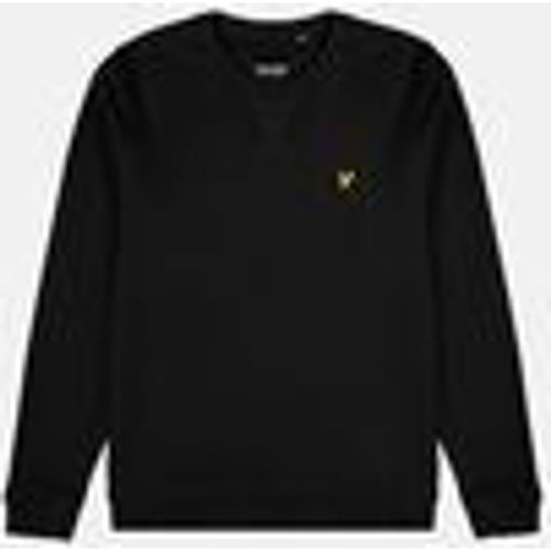 Felpa ML1131V BRUSHED NECK CREW-Z86 JET BLACK BRUSHED - Lyle & Scott - Modalova