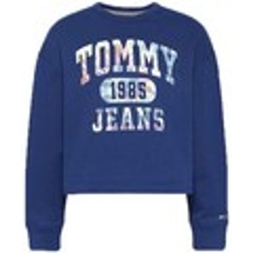 Felpa Felpa Donna Cropped Tie-Dye - Tommy Jeans - Modalova