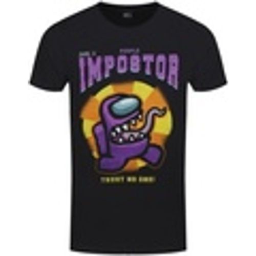 T-shirts a maniche lunghe Purple Impostor - Among Us - Modalova