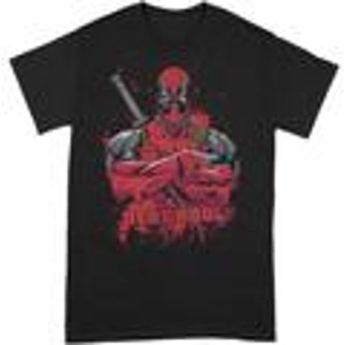 T-shirts a maniche lunghe BI129 - Deadpool - Modalova